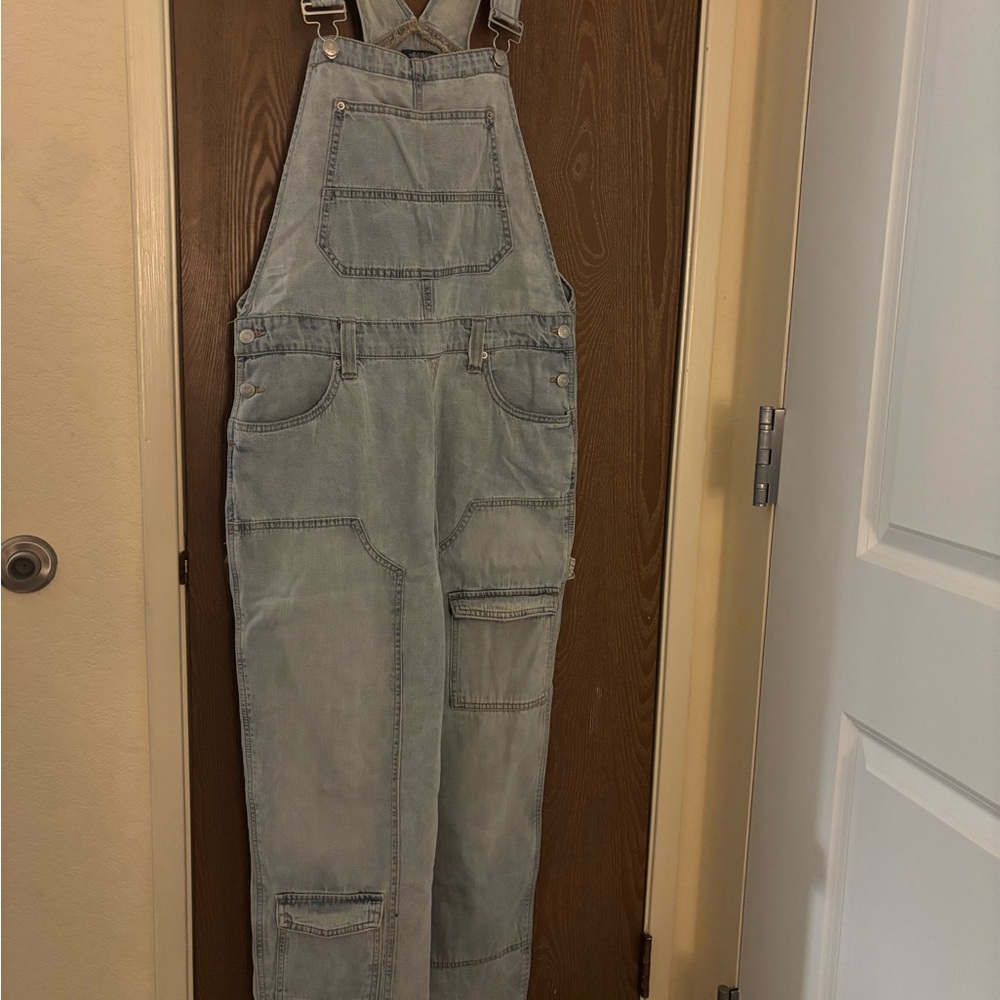 Wild Fable Light Blue Denim Overalls
